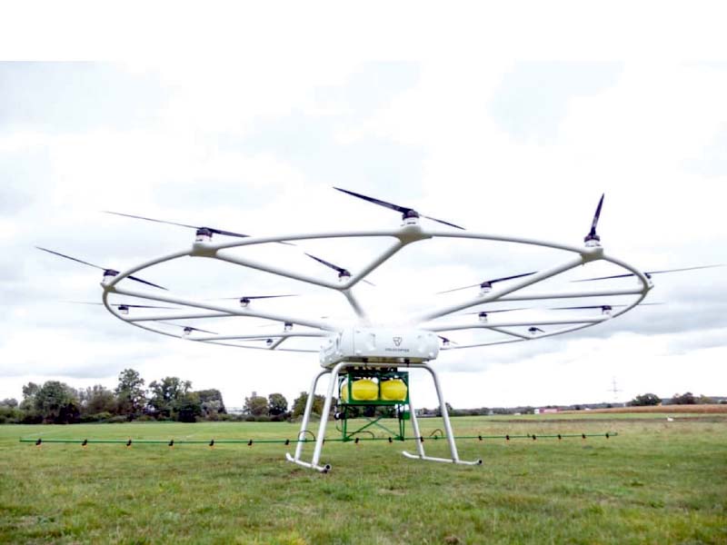 According to statistics, more than 178 types of agricultural UAVs were used in the country in May 2016. PHOTO: EXPRESS