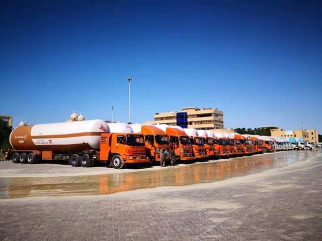 First ship carrying 3,900MT cargo docks. PHOTO: EXPRESS