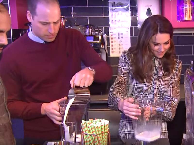 The royal couple at MyLahore. SCREENGRAB