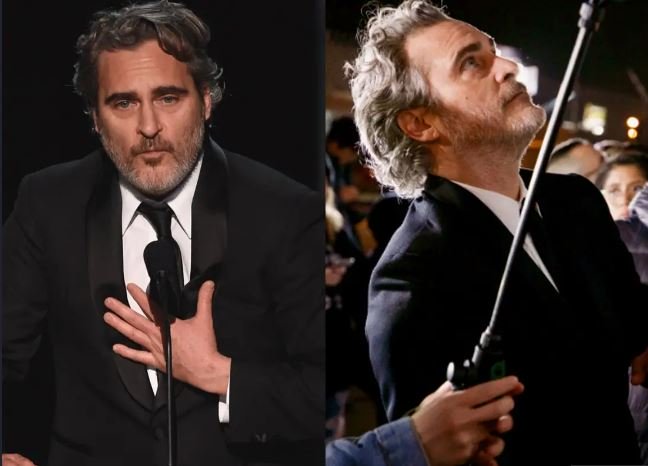 Joaquin Phoenix ditches awards after-party to attend vigil at slaughterhouse