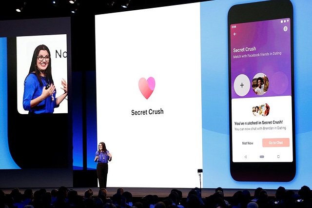 Facebook's Fidji Simo speaks about the Facebook Dating app during Facebook Inc's annual F8 developers conference in San Jose, California, US, April 30, 2019. PHOTO: REUTERS