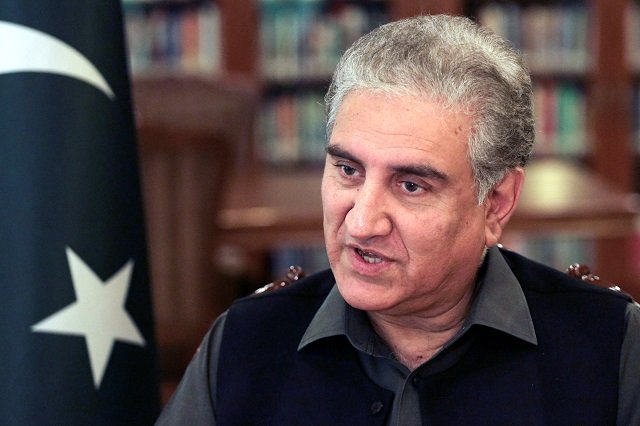 Foreign minister apprises his Indonesian counterpart of the law change in Occupied Kashmir  . PHOTO: REUTERS/FILE