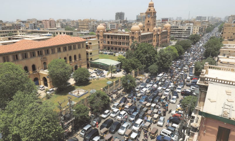 Eased lockdown in Karachi. PHOTO: REUTERS