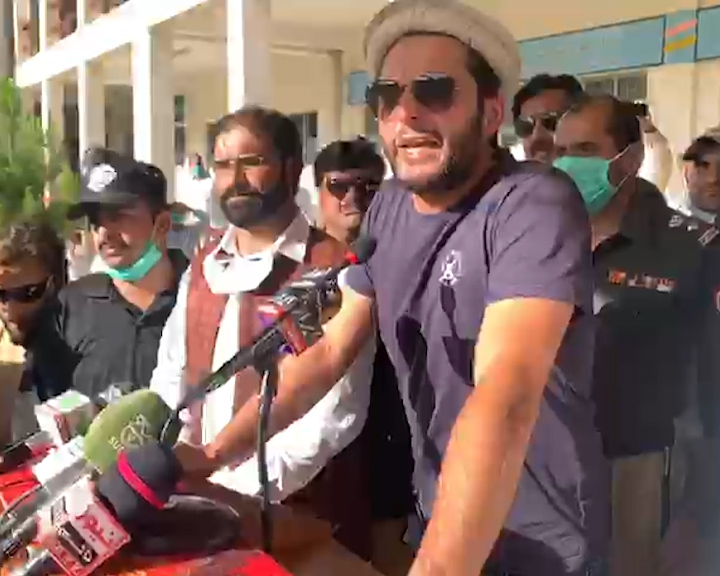 WATCH: Afridi calls for addition of Kashmir cricket team into PSL