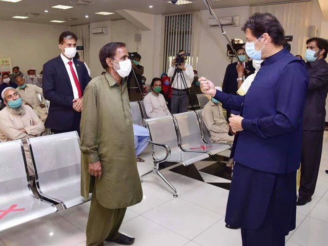 Prime Minister Imran monitors disbursement process under Ehsaas cash initiative. PHOTO: PID