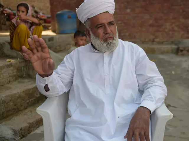 Arshad Mehmood, father of Paris knife attacker Zaheer Hassan Mehmood. PHOTO: Reuters