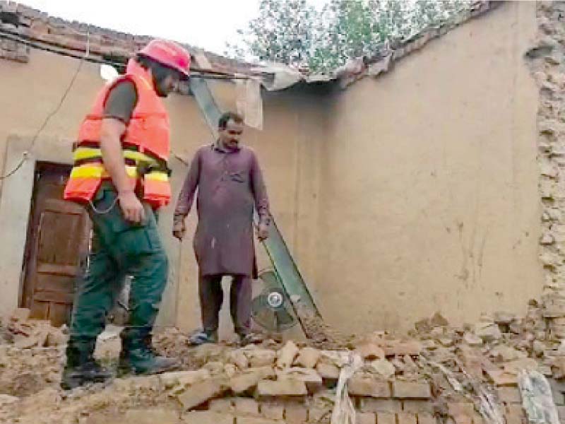 Two children killed in Daska roof collapse