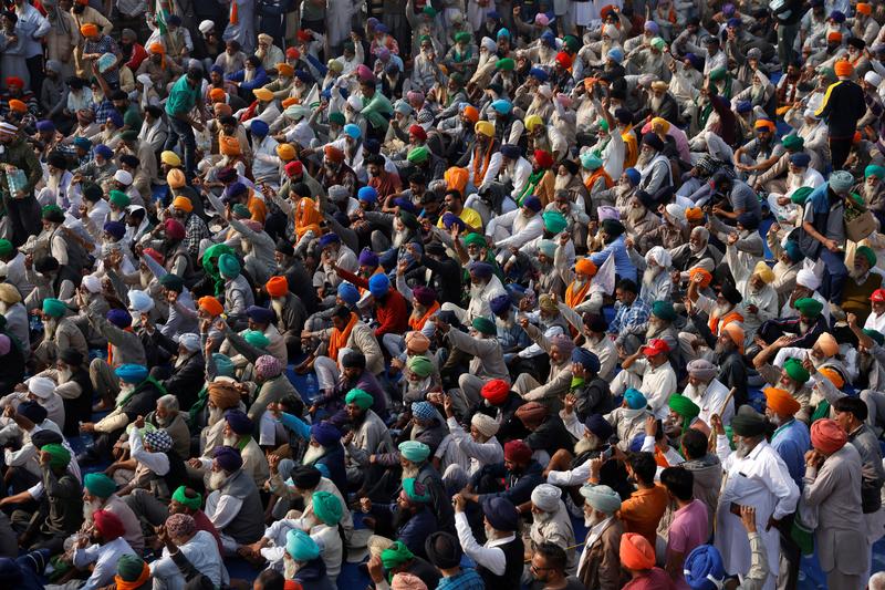 Indian police arrest man suspected of leading farmer protest violence