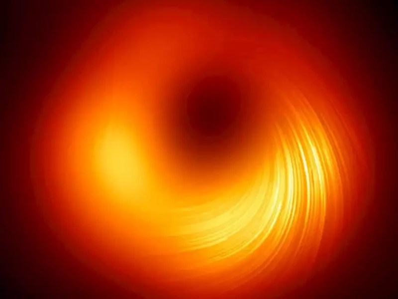 Astronomers release new image of a supermassive black hole