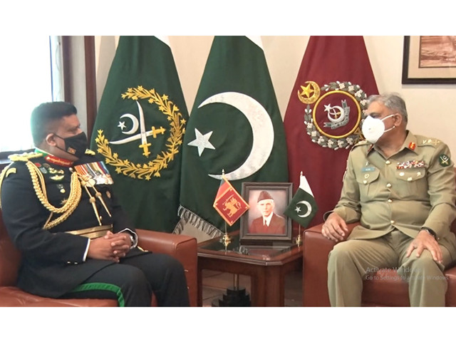 Lankan army chief hails Pakistan’s efforts for regional peace