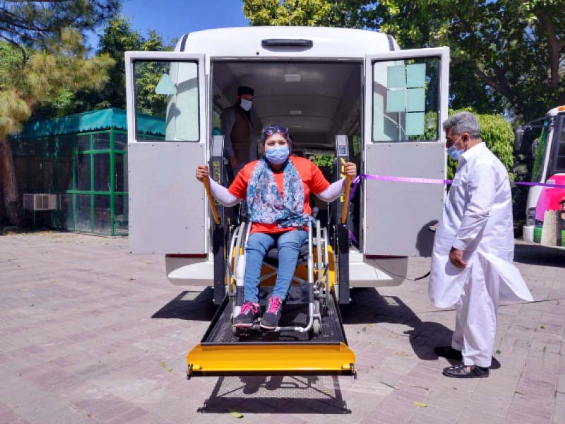 K-P introduces buses for special persons