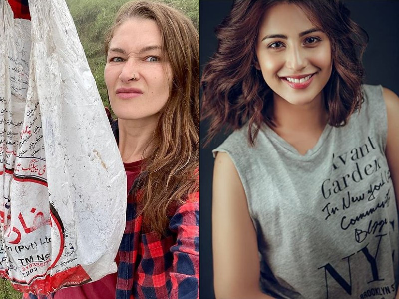 I forgot to take photos of myself picking up litter in Hunza, I apologize: Ushna Shah