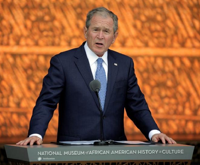George W Bush warns of danger from domestic terrorists on 9/11 anniversary