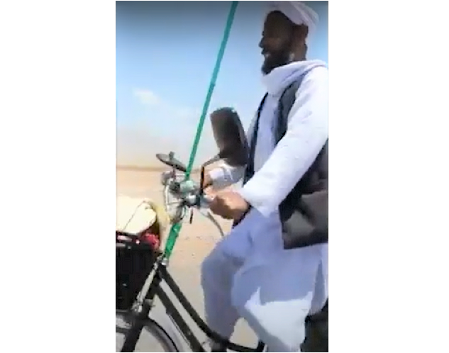 WATCH: Afghan man embarks on Hajj pilgrimage on his bicycle