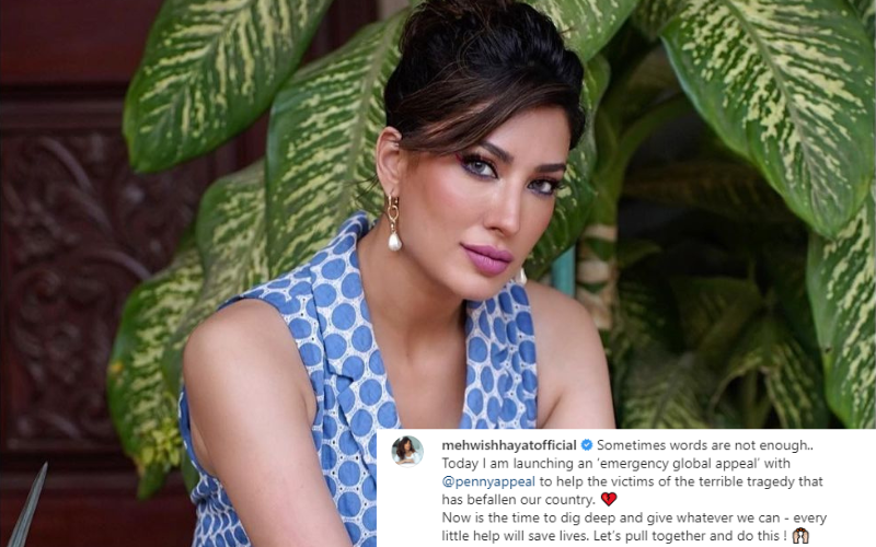 Rebuilding lives: Mehwish Hayat encourages flood relief efforts in collaboration with Penny Appeal