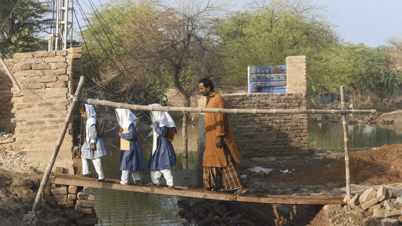 Floods sweep future from schoolchildren