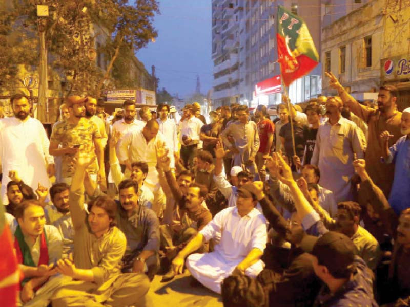 Protests held over Imran’s possible arrest