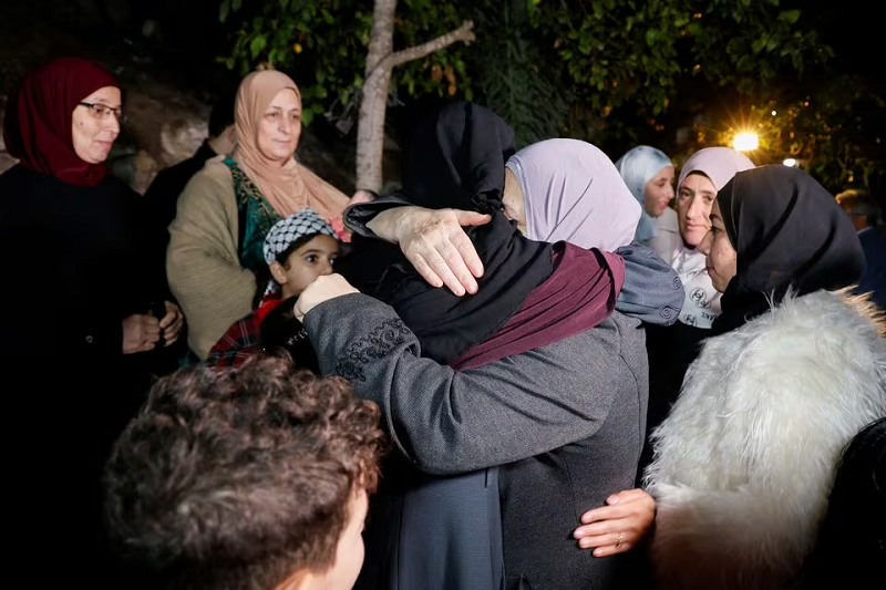 Relief, sadness for Palestinian prisoners freed in hostage deal