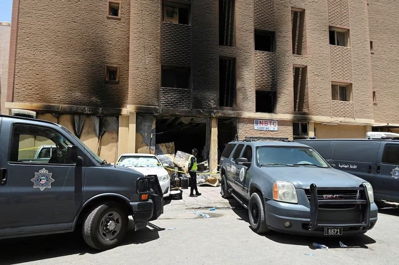Blaze in Kuwait building claims lives of 49 foreign worker