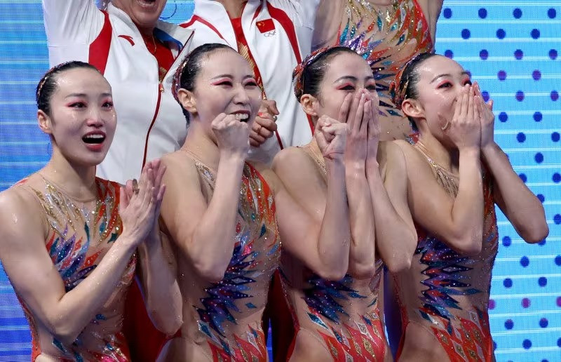 Acrobatic excellence: China dominate artistic swimming at Paris Olympics
