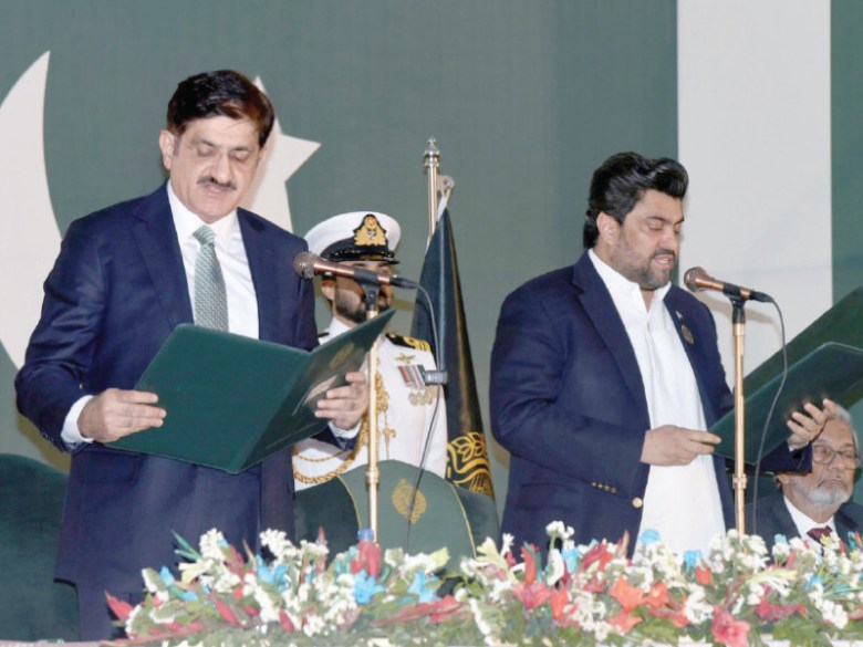 Murad Ali Shah sworn in as CM for third time