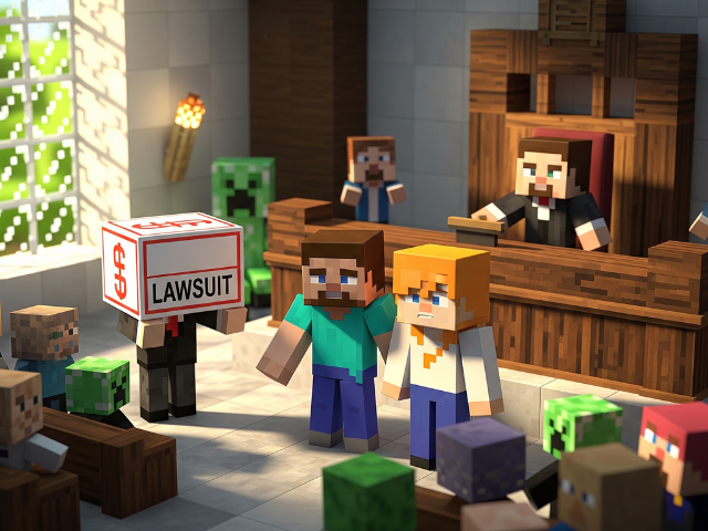 Minecraft faces a class-action storm: small creator vs. Mojang and Microsoft