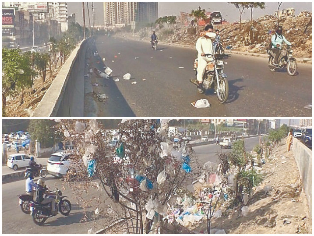 Karachi’s Korangi Expressway turns into toxic wasteland